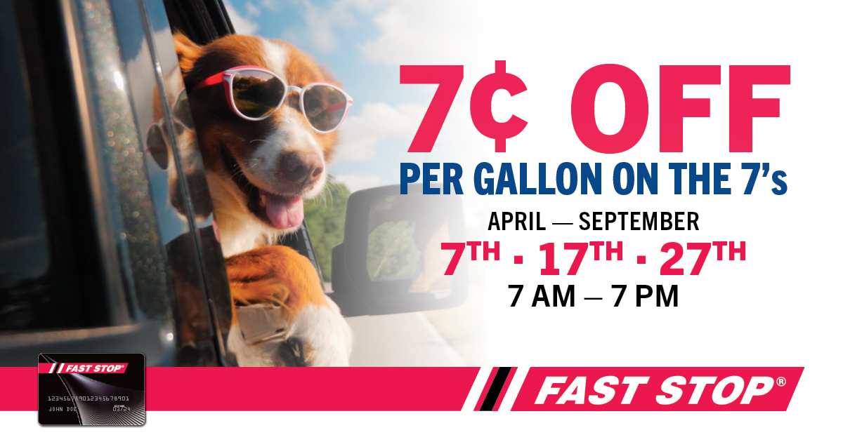 NCFS1's tweet photo. Swing into savings at any FAST STOP today! https://t.co/s24FPbSboR