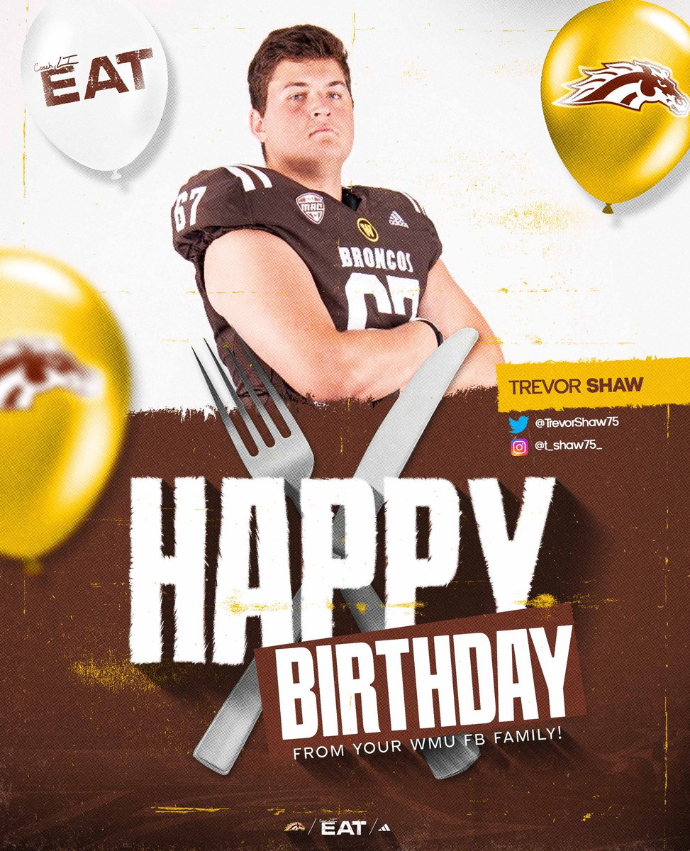 Happy Birthday, Trevor 🎉

#EAT <a href="/TrevorShaw75/">Trevor W. Shaw</a>