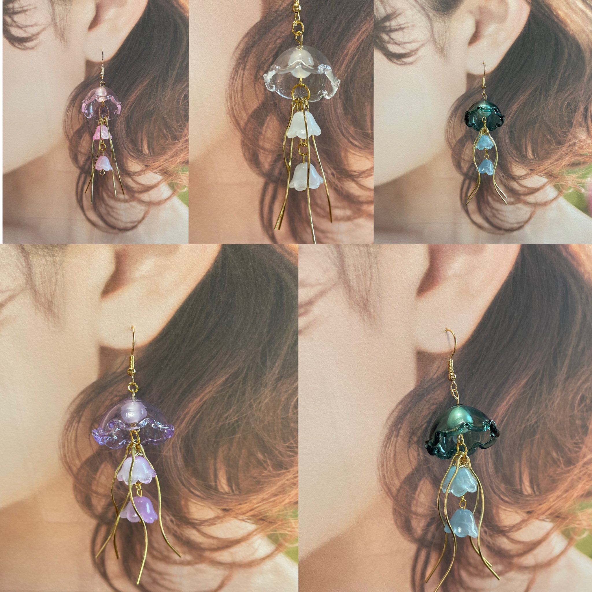 今日も頑張る。様 リクエスト 6点 おまとめ ハンドメイド ♡ ビジュー ピアス もも (@5FDciGxnCr8jN35) / X