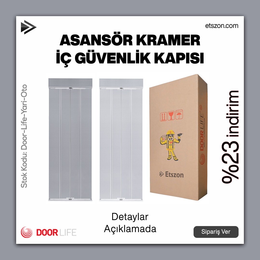 etszoncom's tweet image. Asansör Kramer İç Güvenlik Kapısı - 2 yıl garantili, paslanmaz satine çelik.

#etszon #asansör #lift #elevator #asansöryedekparça #asansor #asansorurunleri #asansörmalzeme #asansörparça #içkapı #kramer #kramerkapı #asansöriçkapısı #merihasansör #doorlifeasansör #eticaret