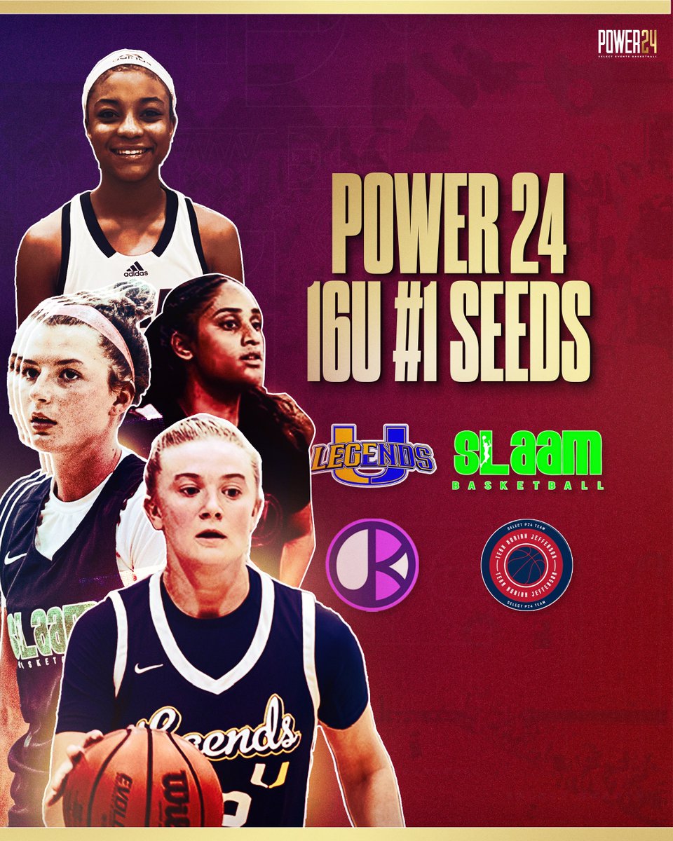 Select Events Basketball (@selecteventsbb) on Twitter photo The Power 24 Championship #1 Seeds ๐
<a href="/Legends_Bball/">Legends U Basketball</a>
<a href="/SLAAMBASKETBALL/">slaambasketball</a>
@TeamMoJeffP24
<a href="/JKSelectGbb/">Jason Kidd Select GBB</a> The Power 24 Championship #1 Seeds ๐
<a href="/Legends_Bball/">Legends U Basketball</a>
<a href="/SLAAMBASKETBALL/">slaambasketball</a>
@TeamMoJeffP24
<a href="/JKSelectGbb/">Jason Kidd Select GBB</a>