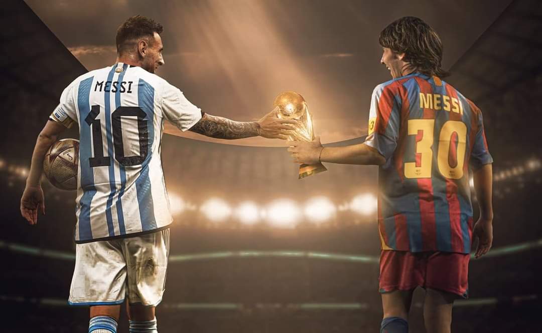 FCB_Argentine's tweet photo. 🚨🎙️ | Joaquim Piera: "Leo Messi turned his Barça into the best club of all time, and his Argentina into the best national team of all time, with four official titles in a row. He's eternal in Barcelona and in Buenos Aires."🐐🇦🇷 https://t.co/xbRexLc9gz