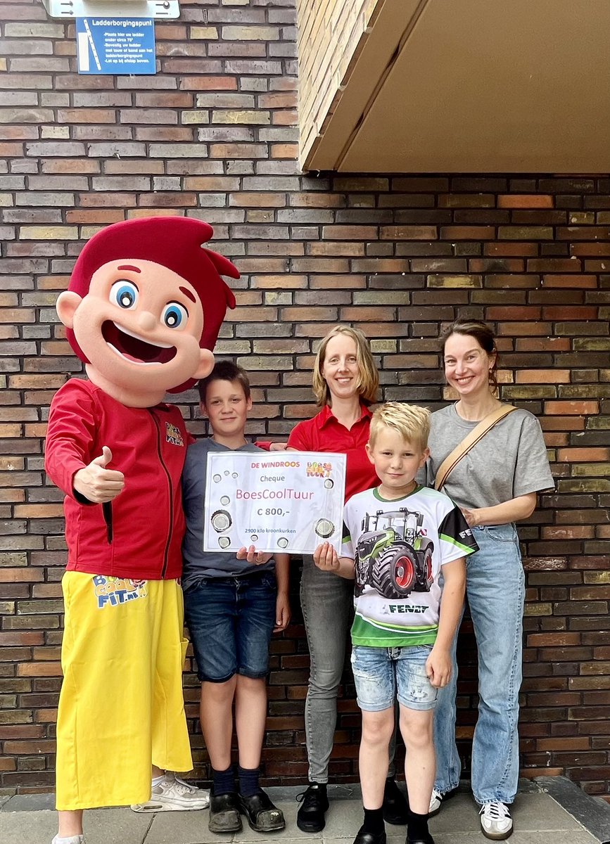 Opbrengst doppenactie SBO De Windroos voor BoesCoolTuur #tmötmetdedöp
