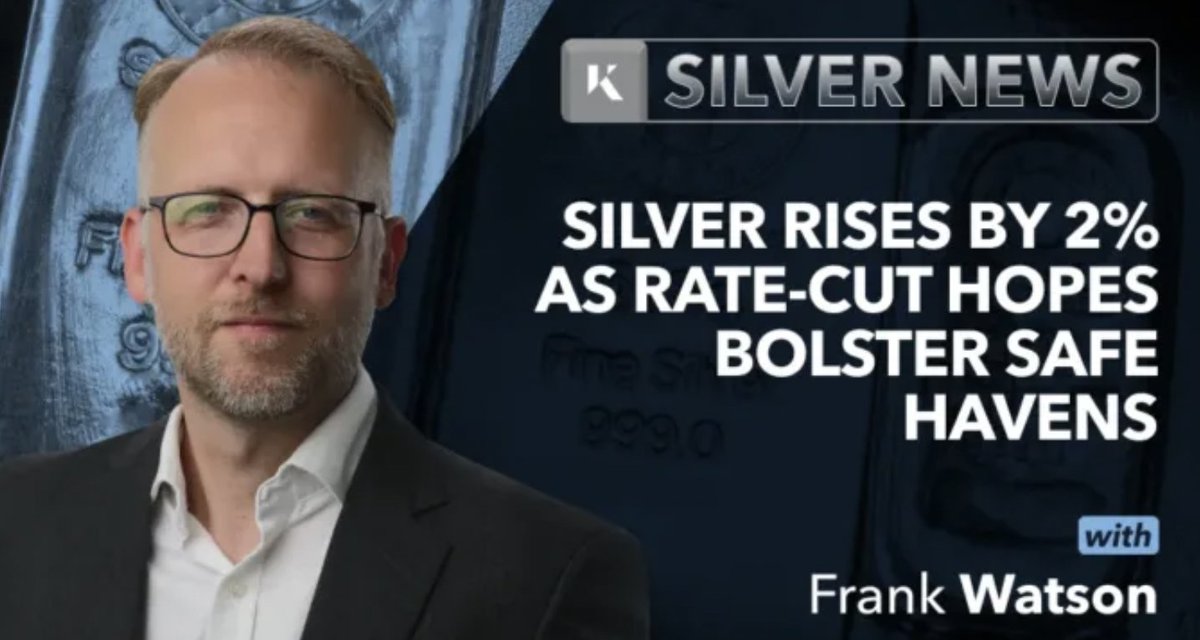 Silver Price News

#Silver Rises By 2% As Rate-Cut Hopes Bolster Safe Havens

by <a href="/frankdwatson/">Frank Watson</a> 

#SilverNews #SilverMarkets #SilverPrice