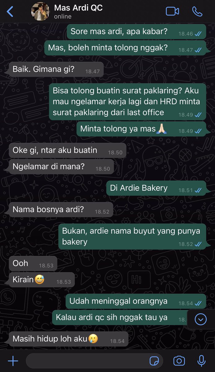annanaaaa_NM's tweet photo. Nomin one tweet AU

What if Auggie akhirnya ngelamar kerja di tempat lain. Dan setelah sekian purnama berlalu… akhirnya dia ngontak Mas Ardi lagi karena minta surat paklaring. Tapi….. https://t.co/N9uN0dsrkq