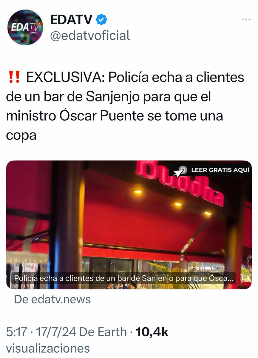 oscar_puente_'s tweet photo. La exclusiva ha desaparecido. Y la sustituyen por otro bulo que les libre de las consecuencias del primero. Son basura. Y lo peor de todo es que se financian con dinero público de gobiernos del PP. Por eso el PP no quiere leyes anti bulos. https://t.co/h7ZFNZjsOM