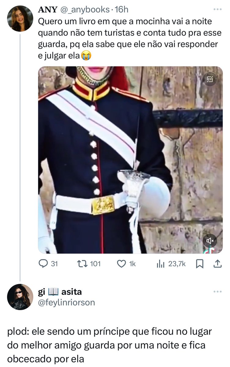 eu tô implorando, alguém precisa escrever isso