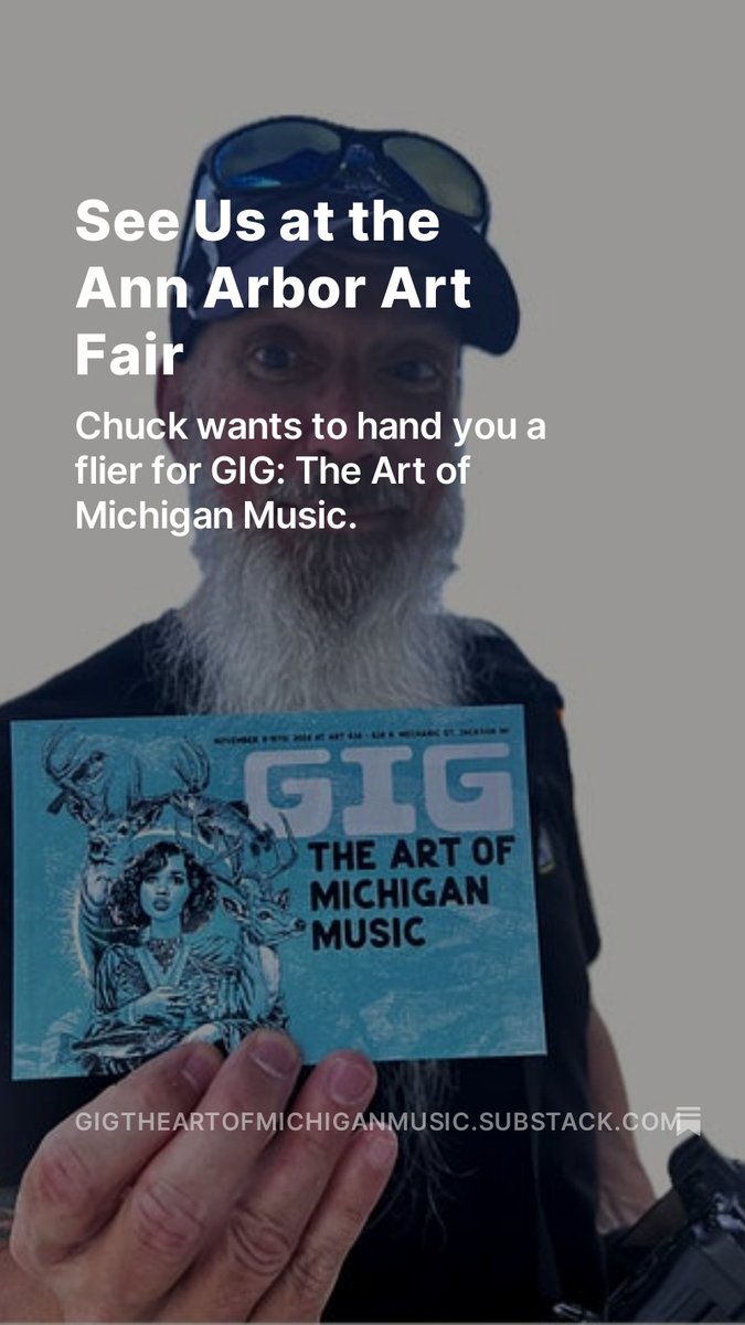 See Us at the Ann Arbor Art Fair open.substack.com/pub/gigthearto…