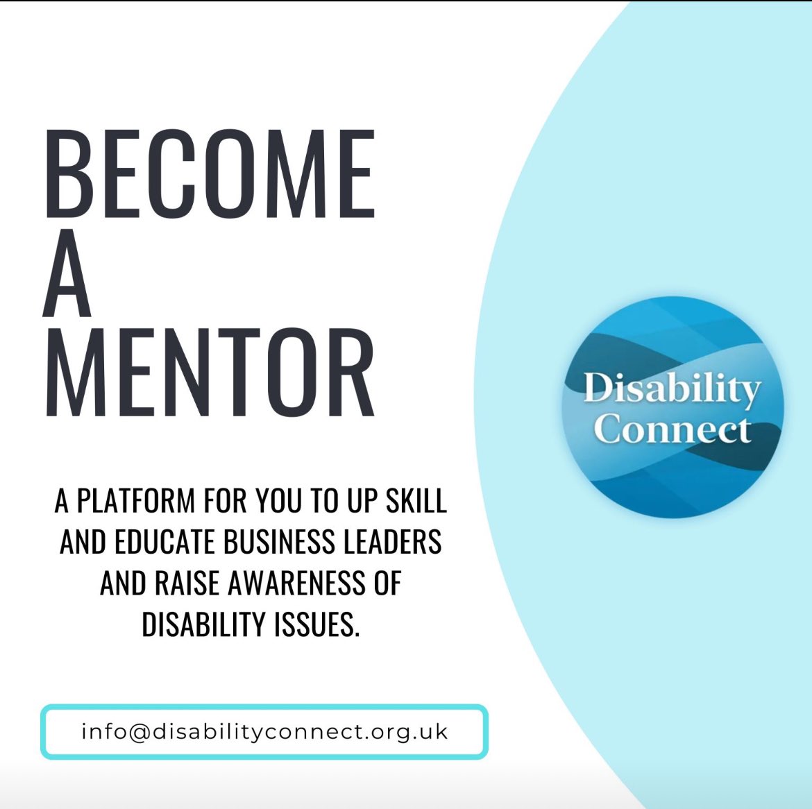 If you feel like this is something you would be interested in, please find more information on our website here: disabilityconnect.org.uk/mentor-zone #Accessibility #Diversity #Inclusion