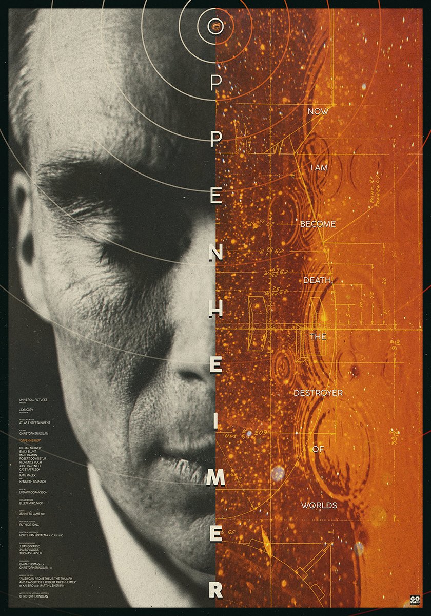 Gokaiju (@gokaiju) on Twitter photo Two months since I finished this poster without sharing it... <a href="/OppenheimerFilm/">Oppenheimer</a> directed by #ChristopherNolan Two months since I finished this poster without sharing it... <a href="/OppenheimerFilm/">Oppenheimer</a> directed by #ChristopherNolan