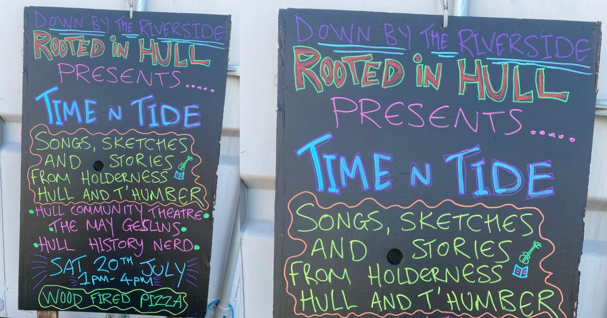 Rooted in Hull (@rootedinhull) on Twitter photo This weekend, pop down to Rooted in Hull and witness another live event. This time it's Time and Tide with live music from The May Geslins, storytelling from the good folk of Hull community college and a history talk from <a href="/HullHistoryNerd/">HullHistoryNerd</a>. See you there from 1pm until 4pm. This weekend, pop down to Rooted in Hull and witness another live event. This time it's Time and Tide with live music from The May Geslins, storytelling from the good folk of Hull community college and a history talk from <a href="/HullHistoryNerd/">HullHistoryNerd</a>. See you there from 1pm until 4pm.