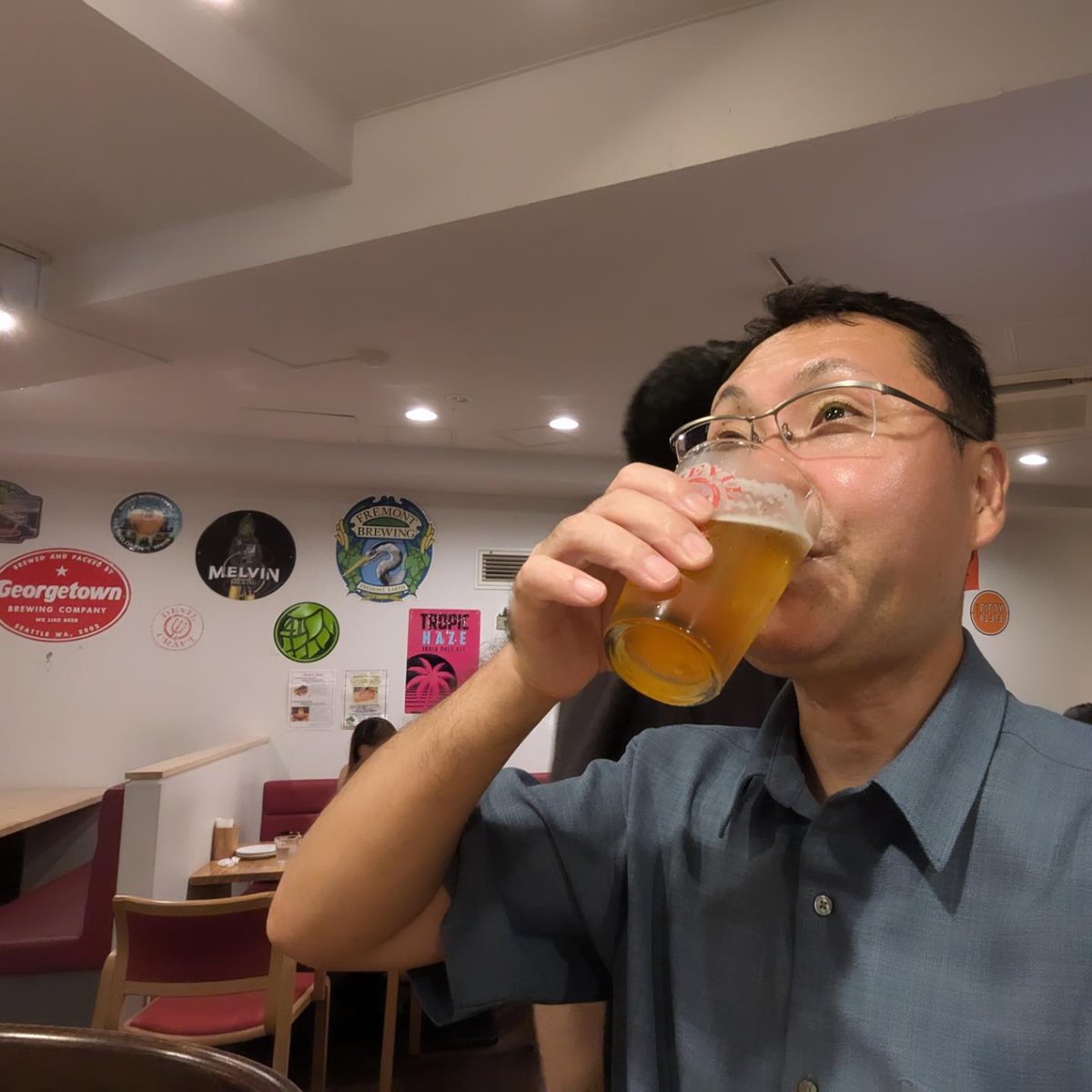 silkorz's tweet photo. 自由が丘にある最高のクラフトビールが堪能できるお店『デビルクラフト』さんで、僕の大好きなIPAを堪能中です🍺 https://t.co/tzrpvz2v1y