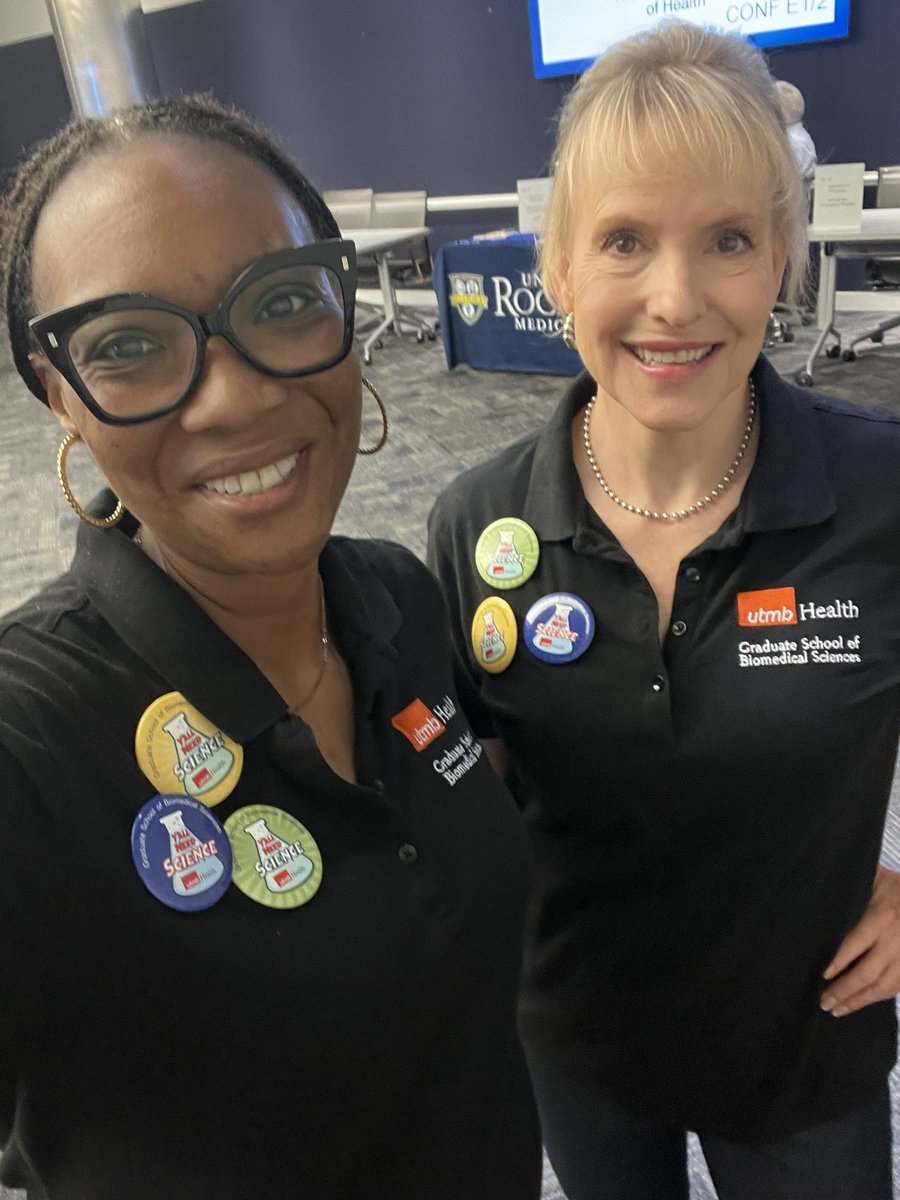 UTMBGSBS's tweet photo. NIH Graduate & Professional School Fair Attendees:
We are ready to meet you this morning in Room E, Table 107, and tell you about the great opportunities for training in biomedical research at UTMB! Come say hi and grab some cool swag! @NIH_OITE #GPFair24 #UTMBGSBS https://t.co/hHe74X9pFk