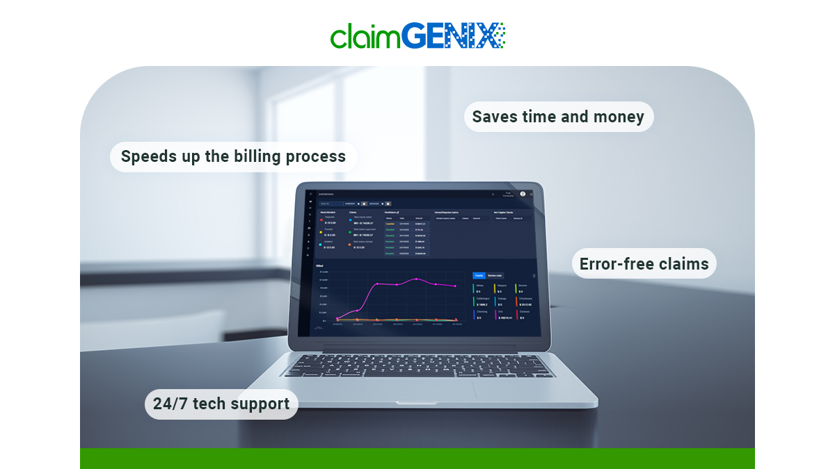 Claimgenix's tweet photo. #ClaimGenix saves providers time and money while speeding up the #BillingProcess overall. We also offer 24/7 tech support. Plus, claims are submitted without error thanks to the ClaimGenix error check!

💻 Learn more by booking a demo: https://t.co/vq5QdQbFzD https://t.co/tLnbBrg0AF