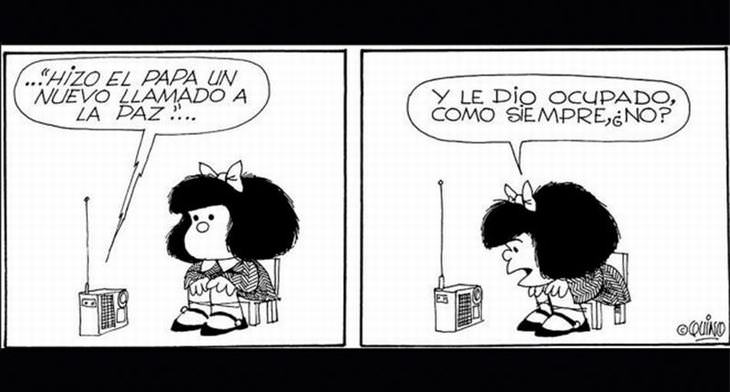 Hoy se celebra un nuevo aniversario del nacimiento del humorista gráfico QUINO (1932 - 2020)
El creador de esa niña curiosa que no pierde vigencia...
♾️MAFALDA