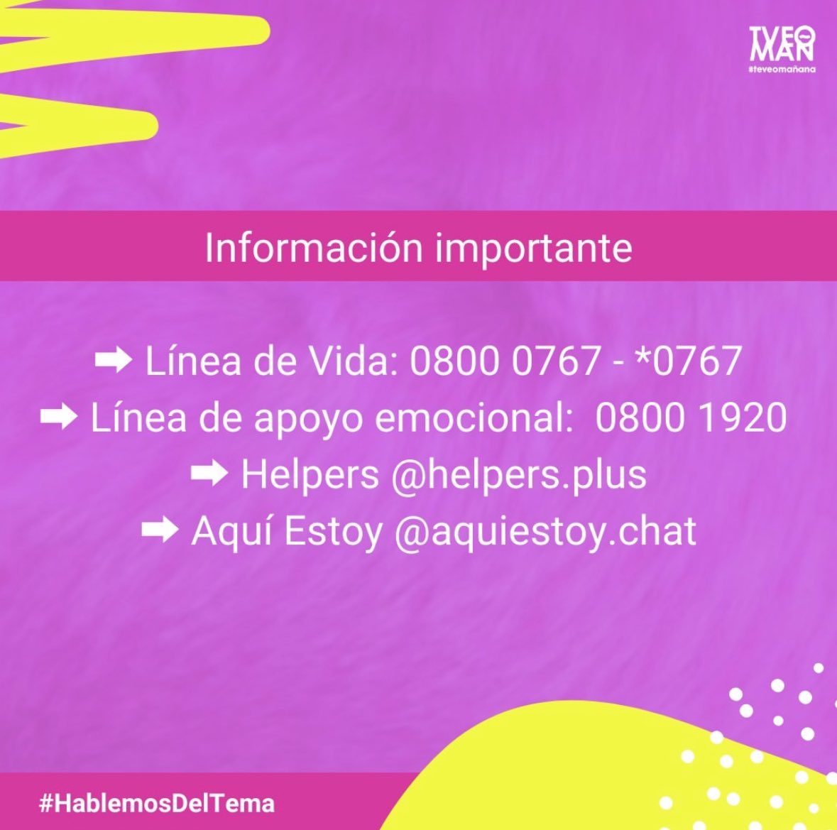 No estás solx 🫂

17/07 ~ Día Nacional para la prevención del suicidio