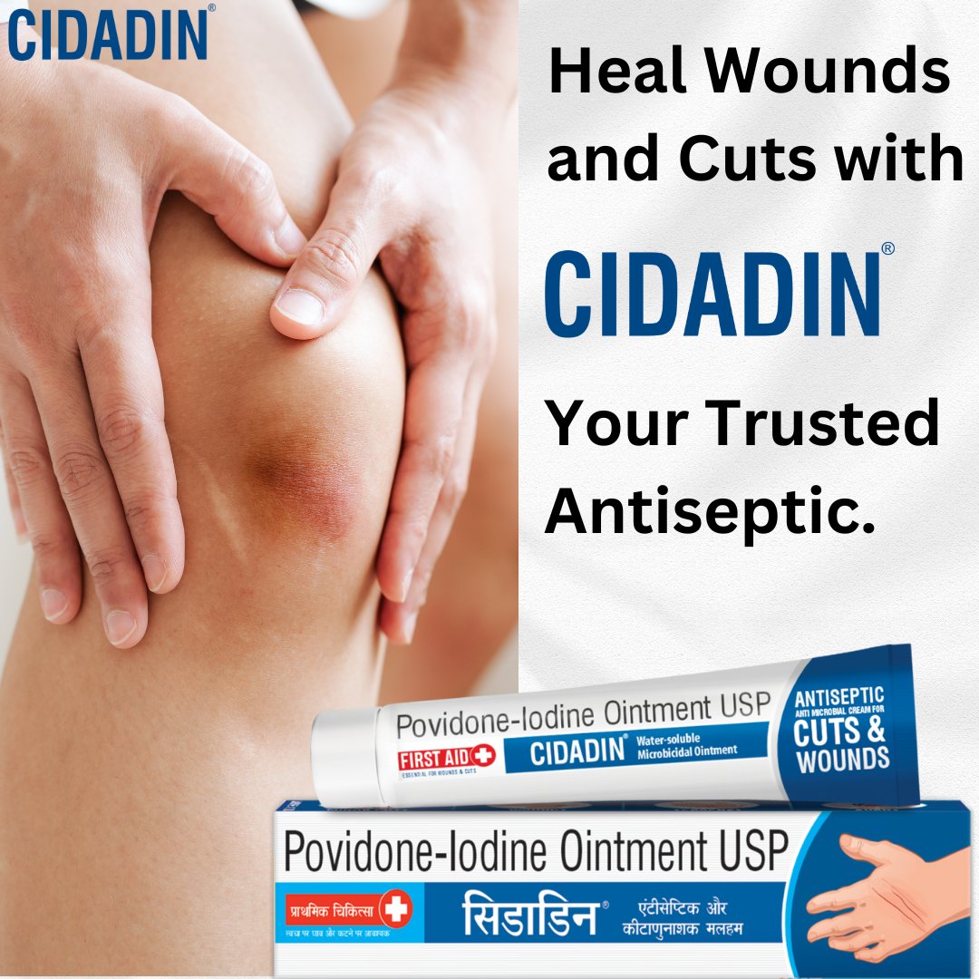 thecidadin's tweet photo. Heal wounds and cuts with Cidadin, your trusted antiseptic for quick and effective relief. Trust Cidadin for your first aid needs.

#Cidadin #Antiseptic #WoundCare #QuickHealing #TrustedCare #FirstAid #HealFast https://t.co/vCSwS25Cyd
