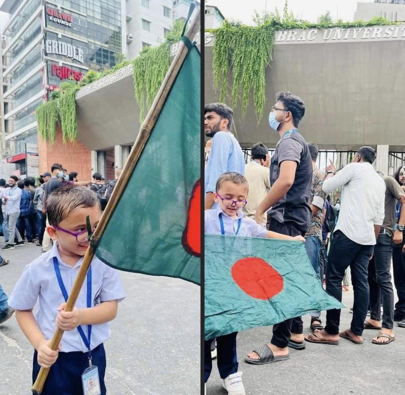 ashrafxtuhin's tweet photo. A hero can be anyone, even a child raising a flag high in the sky to remind us that the world hasn't ended.

#bangladesh_quotha_movement 
#BangladeshiStudentsareinDanger 
#KingsSpeech 
#Ripple https://t.co/Pl2Z8NVcfW