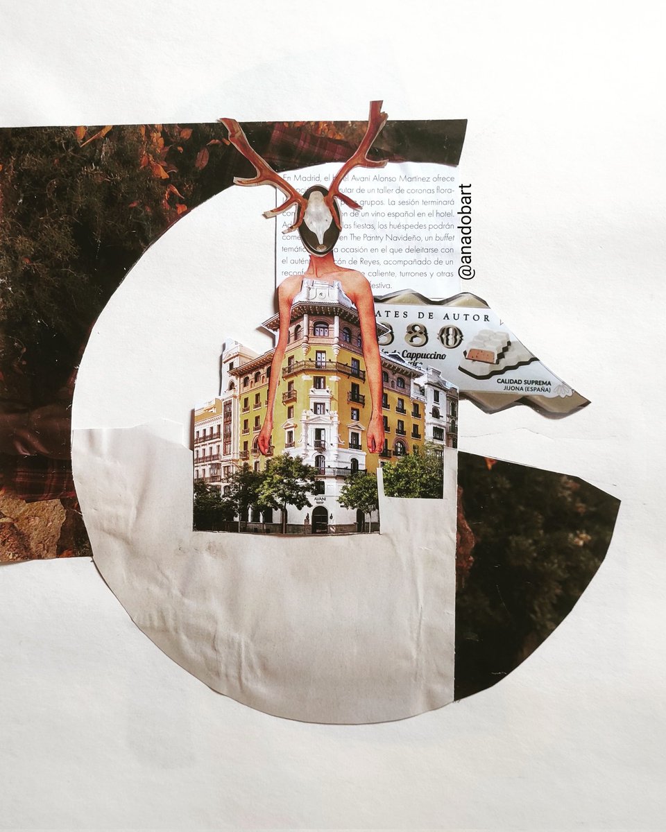 ADRIANADOBARRO's tweet photo. Madridciudad  #collageart #collagemanual https://t.co/Totu0ODgWp