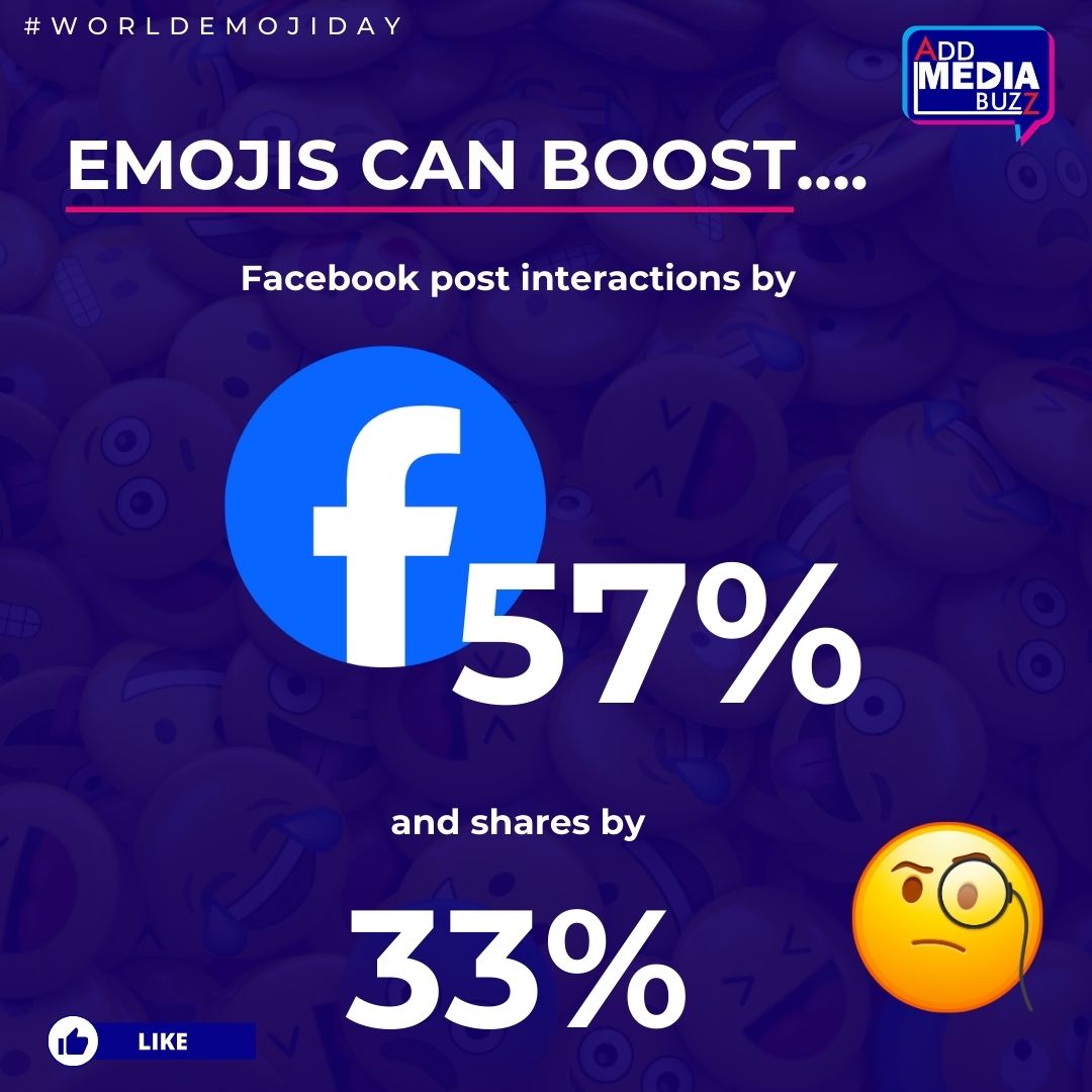 AddMediaBuzz's tweet photo. On this World Emoji Day, discover how emojis can elevate your digital marketing strategy! 🌟📈
.
Add Media Buzz wishes you all a happy and expressive World Emoji Day! 😊🎉
.
#AddMediaBuzz WorldEmojiDay #DigitalMarketing #EmojiPower #AgencyLife #Marketing #DigitalExperts https://t.co/uGNHoPuEZr