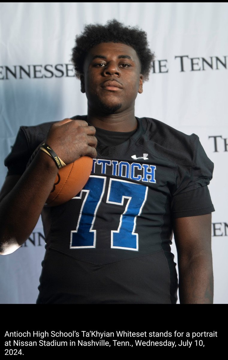 Shout out to <a href="/TakhyianWhitset/">Takhyian Whitset</a> and his teammate Andrew Cross-Adams!  TK is a <a href="/BoilerFootball/">Purdue Football</a> commit!

<a href="/AvidAntiochhigh/">AntiochHighAvid</a> <a href="/MetroSchools/">Metro Schools</a> 
📸 --> <a href="/Tennessean/">Tennessean</a>  Nicole Hester
