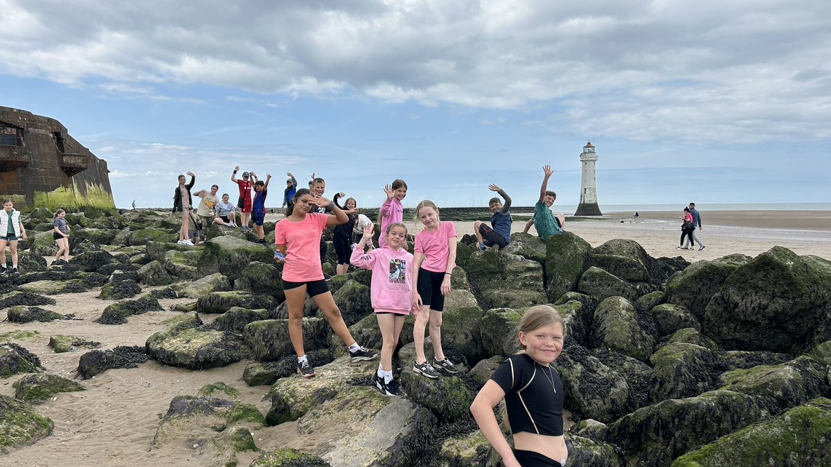 KirkbyTrips's tweet photo. Goodbye Barstondale and hello New Brighton - some fun on the beach to finish off our trip. See you at 3.30pm (ish!) https://t.co/4uKCVvL6Zx
