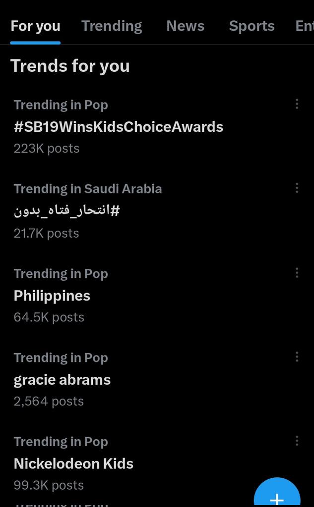 LURESH19's tweet photo. Congratulations my MAHALIMA 💙💙💙
Ang saya ko makita kayo trending dito sa Saudi 🥹
Mahal ko kayo 🫶

SB19 WON AT NICKELODEON
@SB19Official #SB19 #SB19WinsKidsChoiceAwards https://t.co/cUV1UiKS48