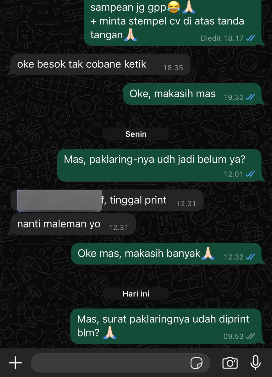 annanaaaa_NM's tweet photo. Based on true story. HRD ngeselin anj, padahal kirim soft copy aja juga gpp loh😭😭😭 https://t.co/tdxjeOzfsO