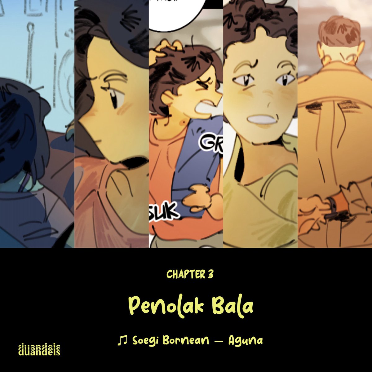 kartuuuno's tweet photo. Penolak Bala β Chapter 3 is Out π€
Dipersilahkan mendengarkan lagu untuk menambah pengalaman membaca komik yang lebih menyenangkan.
#indonesia #penolakbala #komik #comic #romance #agegap #koomik
Link : https://t.co/N1rUg8CQyg https://t.co/DjT7UWA5I5