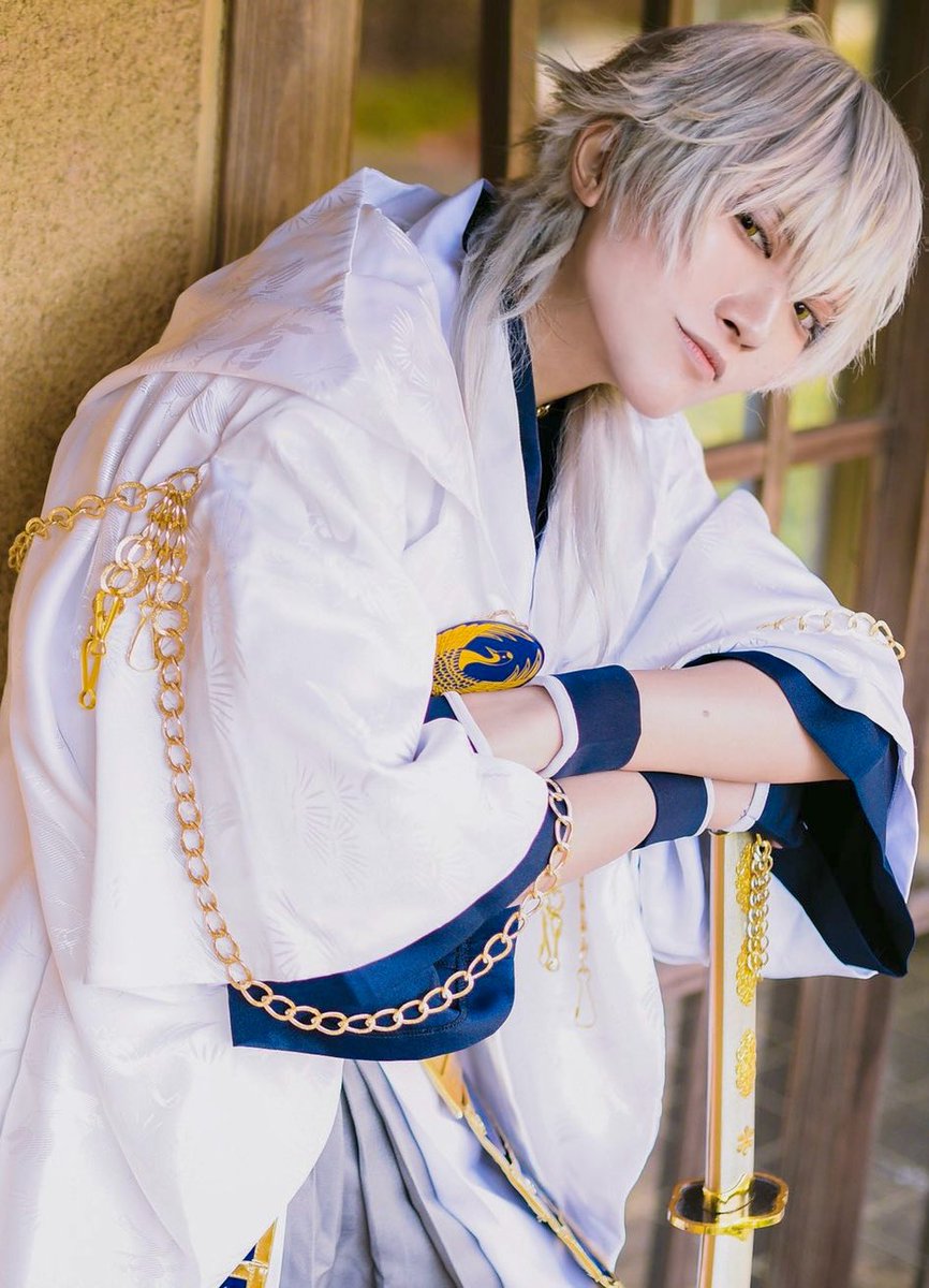 shinaanpan's tweet photo. cos/鶴丸国永　📷@Ikapppe https://t.co/3DT0dWkQYR