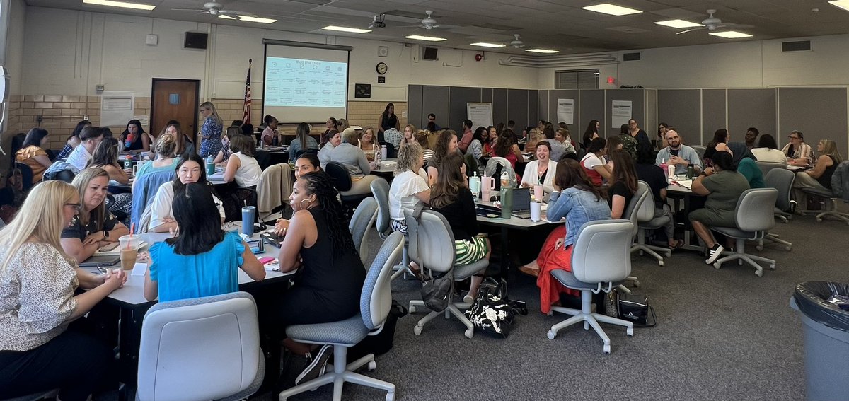 First year instructional coaches and their mentors together for a day of pd! #fcps_ic