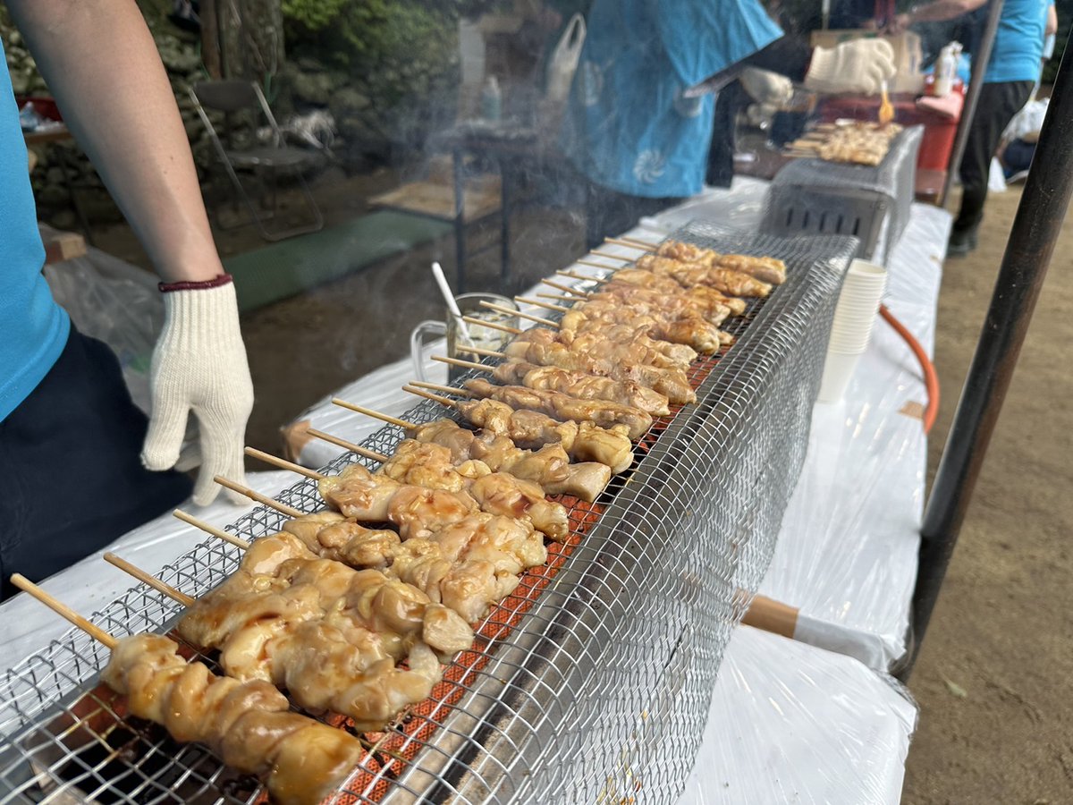 nhiroki0624's tweet photo. ７月１５日は神社の祇園祭でした。
2400本焼き上げました。。

くたびれたけど子供たち喜んでくれて良かったです🍻 https://t.co/VegNlsMW4i