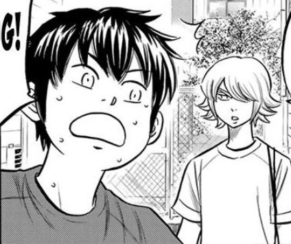 mich9elis's tweet photo. eijun (with koushuu) is so cute, tj had to draw it twice https://t.co/tHUSAKqUGN