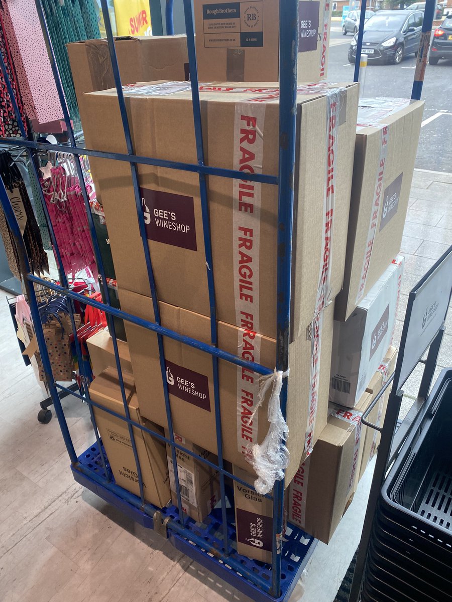 If you ordered today…. It’s leaving shortly. 
Geeswineshop.com