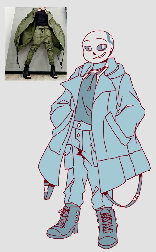 NyriaTamare's tweet photo. Drip practice uvu

I love putting these two in big clothing  

#lauverse #cosmicsans #needlesans #eddie #utmv #undertalemultiverse https://t.co/0Vyjrk0Nem