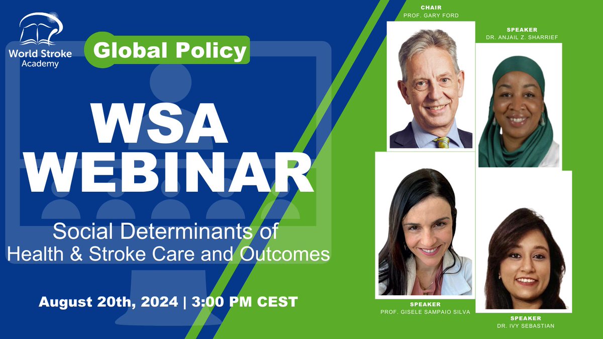 World Stroke Academy (@worldstrokeed) on Twitter photo 🔔New Global Policy <a href="/WorldStrokeEd/">World Stroke Academy</a> #webinar on:
☑️Race and socioeconomic status in stroke risk and recovery
☑️Geographic and environmental factors in stroke care
☑️Cultural and social influences in stroke outcomes
🔗Register here: us02web.zoom.us/webinar/regist…
#StrokeEducation 🔔New Global Policy <a href="/WorldStrokeEd/">World Stroke Academy</a> #webinar on:
☑️Race and socioeconomic status in stroke risk and recovery
☑️Geographic and environmental factors in stroke care
☑️Cultural and social influences in stroke outcomes
🔗Register here: us02web.zoom.us/webinar/regist…
#StrokeEducation
