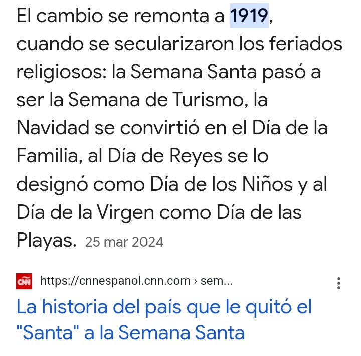 hernan_hesse's tweet photo. @OOConserva En Uruguay le cambiamos el nombre y se llama "semana de turismo" desde 1919. Iglesia y Estado, asunto separado. https://t.co/VYVFJirrpU