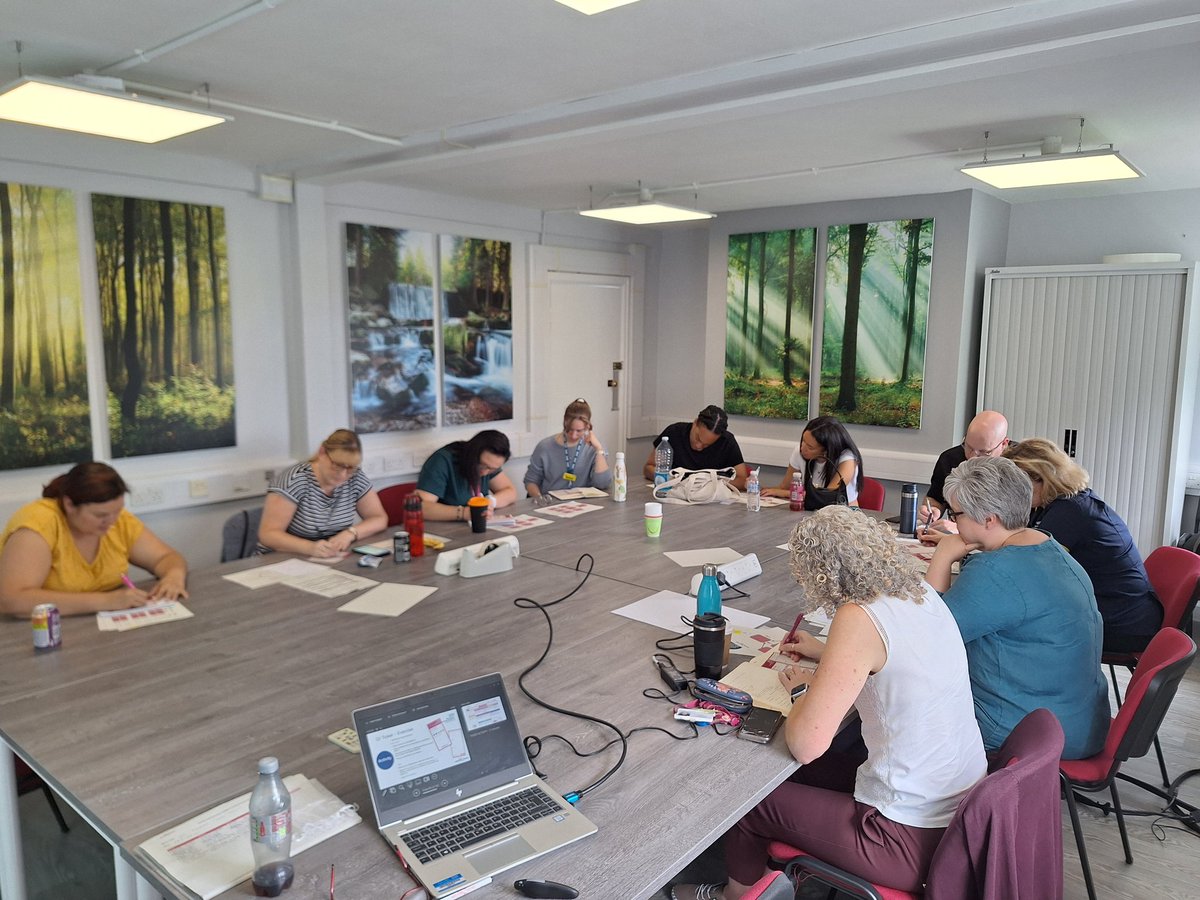 2getherBchc's tweet photo. Qi Huddle training is taking place today, all are working really hard focusing on improvement ideas. @bhamcommunity @violah31 @Debrob701 #QIHuddle #Improving2Gether #QualityImprovements https://t.co/KhovujM4Ij