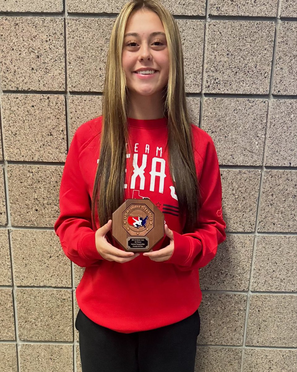 Nevada Daniels a rising Junior at Cinco Ranch HS has placed 6th, earning All American at The 2024 U.S. Marine Corps Junior &amp; 16U Nationals also known as FARGO. Congratulations! What a huge accomplishment!!!