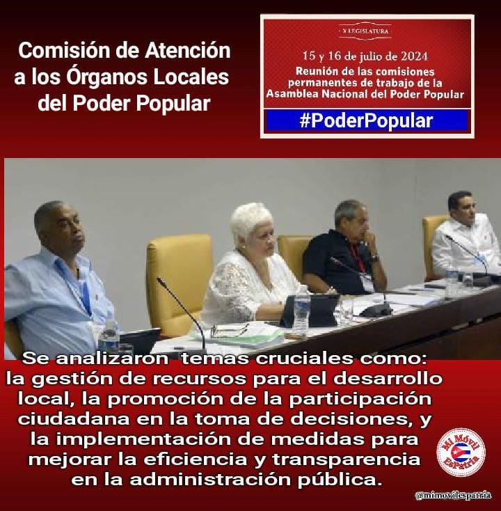 Durante varias jornadas de trabajo, iniciaron las reuniones de las comisiones permanentes de la Asamblea Nacional del Poder Popular, con la presencia de <a href="/DiazCanelB/">Miguel Díaz-Canel Bermúdez</a> se debaten importantes temas que hoy son medulares en la agenda país.
#PoderPopular 
#CubaMined #PinardelRío