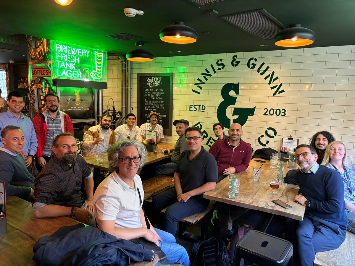 crossbrain_eic's tweet image. Our fourth General Assembly meeting in Glasgow has just ended. Thank you all for the fruitful discussions and for the nice moments for networking and having fun. Thanks @hadihei for hosting us at @UofGlasgow and @melabg labs. It was a great experience! #innovation #neurotech