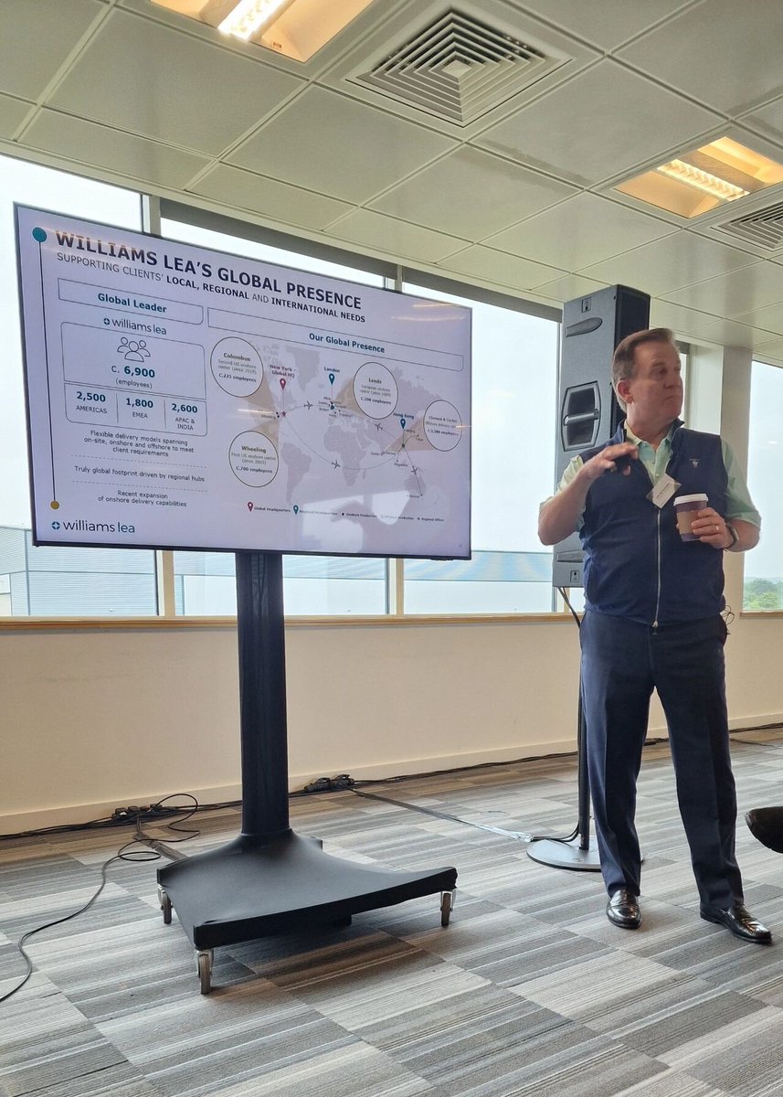 williamsleanews's tweet photo. #WilliamsLea's EMEA #Legal Team wrapped up a #strategy session at our delivery center in #Leeds. We brainstormed innovative, #techdriven strategies to further enhance client #servicedelivery. It was fantastic to connect & collaborate with colleagues for client success! https://t.co/e7MkOkK0Ml