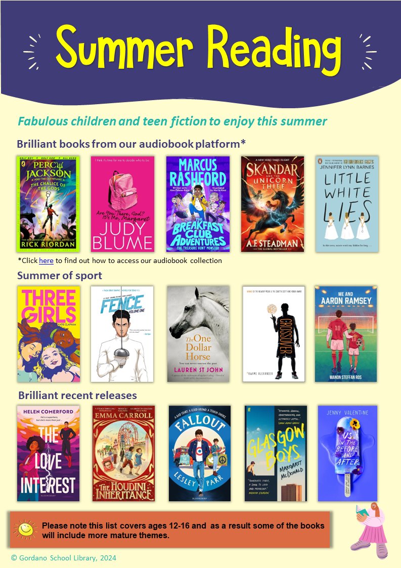 Gordano School Library tweet media