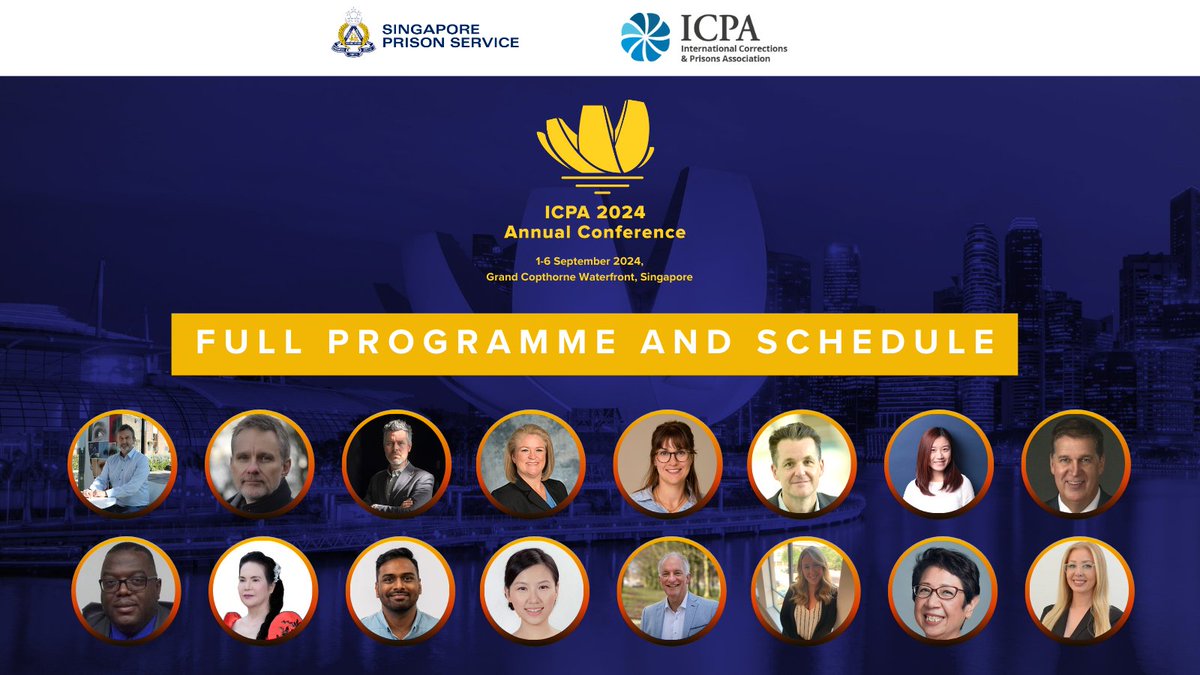 icpaadvancing's tweet photo. 🎉 The wait is over – the full programme for the ICPA 26th Annual Conference is now LIVE!  Plus, we've extended the Early Bird Rates until July 24th, 7pm CEST! Register now and secure your spot: https://t.co/GZWw4XdyEM! #CorrectionsConference #BeyondRecidivism #Desistance https://t.co/rgZ4Y8YnqH