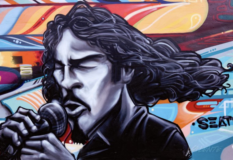 AiCLayneStaley's tweet photo. 7 YEARS AGO TODAY

Artists Kevin Sullivan, John Osgood, and Zach Bohnenkamp created this mural depicting Layne Staley, Chris Cornell, Kurt Cobain, and Jimi Hendrix.

The mural was painted from July 17-20, 2017 and is located in Seattle's U-District. https://t.co/2QHNODSozx