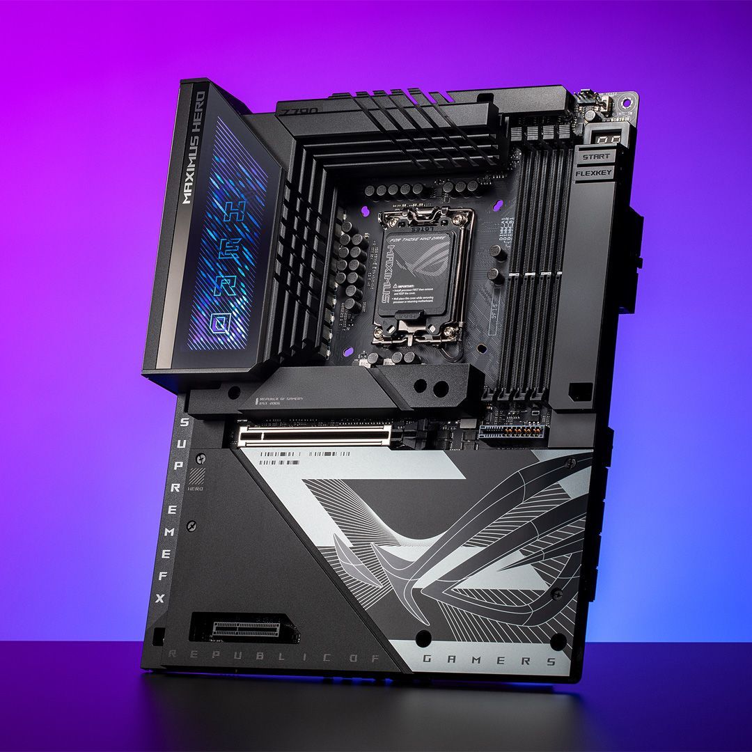 ASUS_ROG's tweet photo. Yo, check out the ROG Maximus Z790 Hero BTF edition! 😱
🚀Your new MVP for #ASUSPCDIY builds, featuring a hidden-connector design for a sleek setup and unrivalled performance!
Ready to elevate your gaming rig?
#ROGBTF #ASUSBTFHiddenConnector #ROGZ790 https://t.co/P08MySzEG2