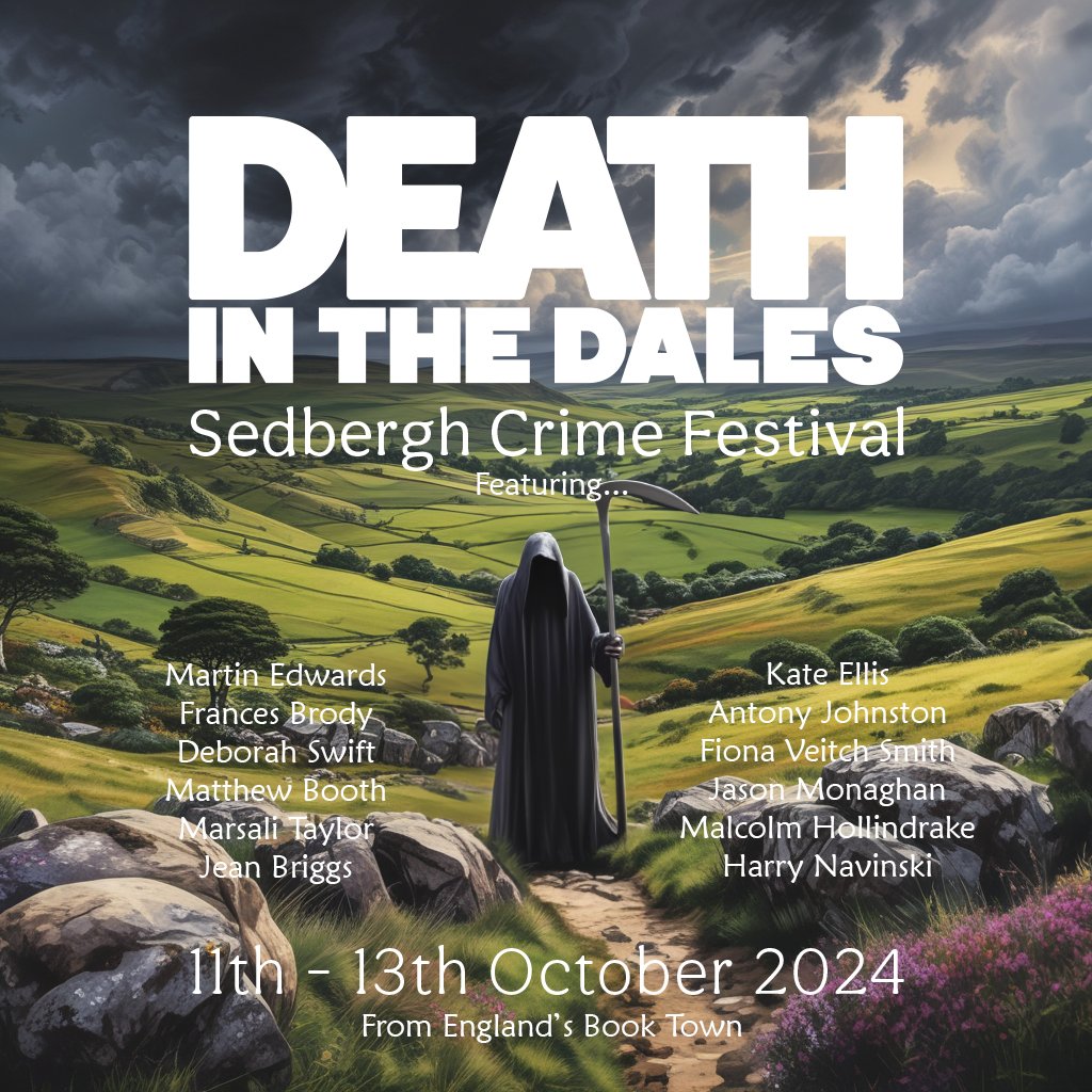HolmesBooth's tweet photo. Pleased to announce that I'll be appearing alongside some quality crime writers at Death in the Dales. Looking forward to it! https://t.co/yyR6YNsxfs