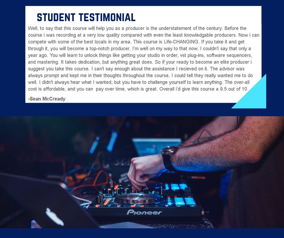 cpmusicschool's tweet photo. More testimonials @ ▶️ https://t.co/s8PaQtf8ir
.
.
.
#musicvideo
#musicproducer
#musician
#musicvideos
#musicfestival
#musicians
#musiclovers
#musiclover
#musicislife
#musicproduction https://t.co/CXgh9Sm4Ug