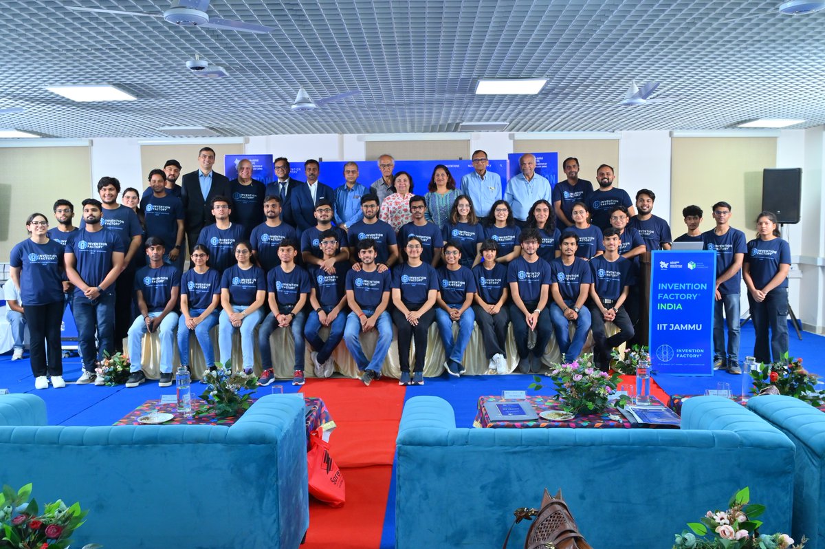 IITJammu's tweet photo. Invention 2024 at #IITJammu wraps up!

For 6 weeks, 20 brilliant students turned ideas into reality. Their inventions showcased dedication &amp; a drive to push the boundaries of technology. 

#Innovation #FutureLeaders https://t.co/D3V4n31n5v