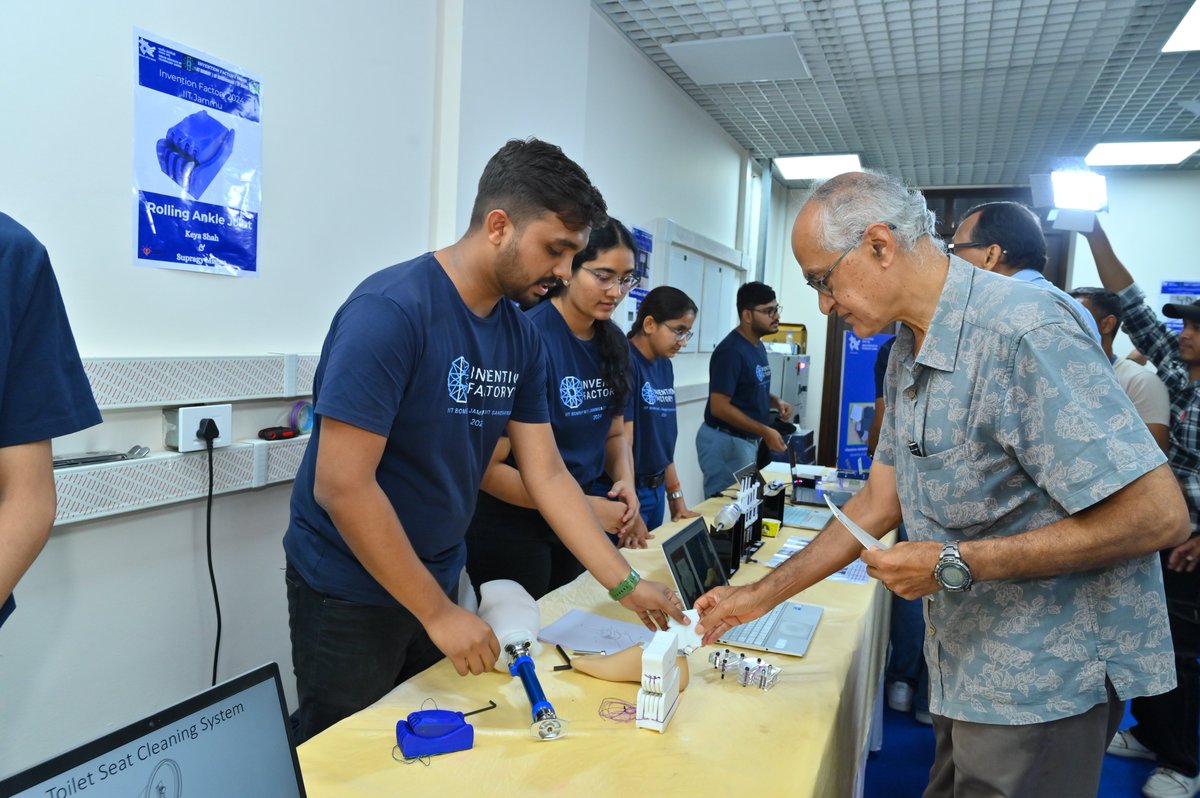 IITJammu's tweet photo. Invention 2024 at #IITJammu wraps up!

For 6 weeks, 20 brilliant students turned ideas into reality. Their inventions showcased dedication &amp; a drive to push the boundaries of technology. 

#Innovation #FutureLeaders https://t.co/D3V4n31n5v